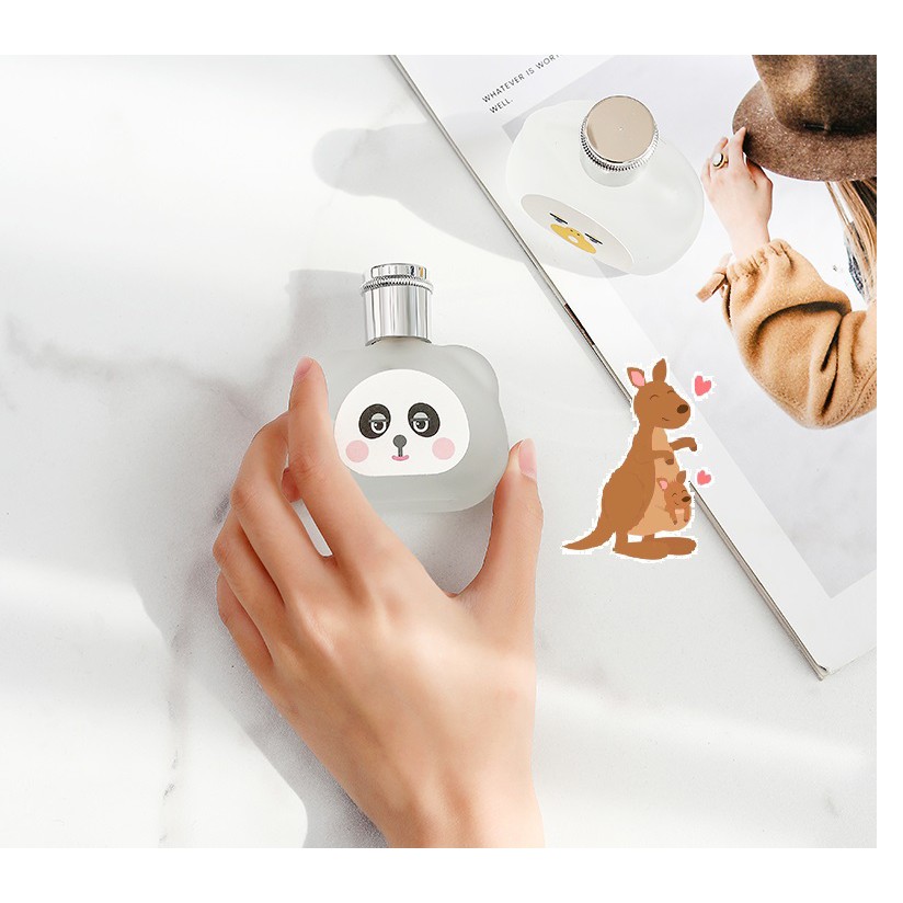 Nước Hoa Shimang Mặt Hoạt Hình Thú Siêu Dễ Thương Siêu Thơm, Xịt Thơm Body Mist