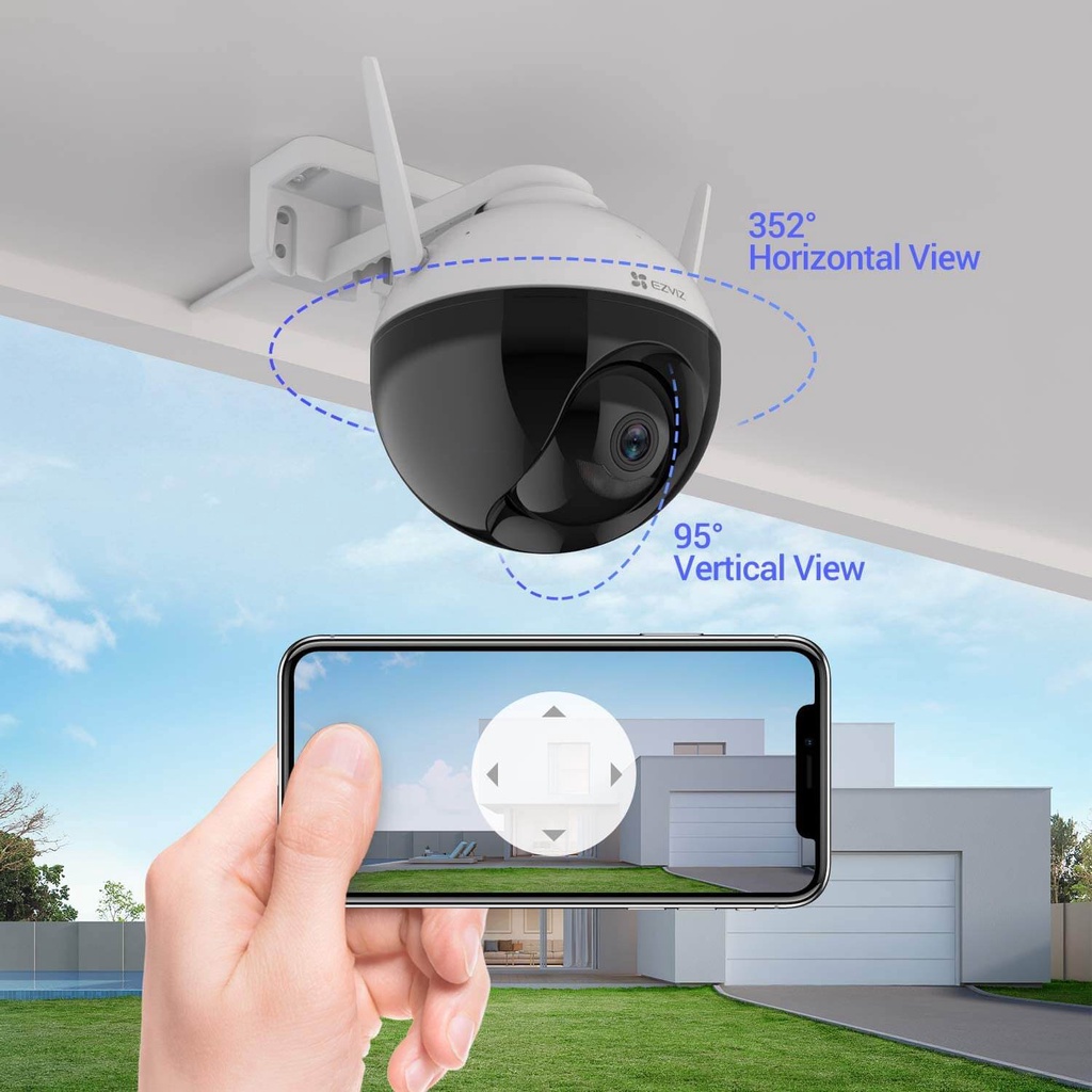 Camera Wifi EZVIZ C8C xoay thông minh HD1080P - CÓ ĐÈN ban đêm, Xoay 360 độ, Chính hãng bảo hành 24 tháng