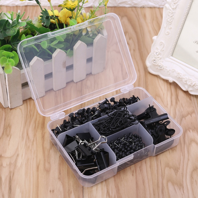 Set 500 Kẹp Giấy Kèm Hộp Đựng Tiện Lợi