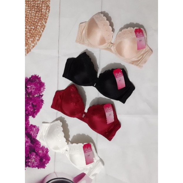 ❤️SHOP UY TÍN❤️  Áo Ngực Cài Trước Không Mút Bella . Áo Lót Cài Trước Mỏng Có Gọng
