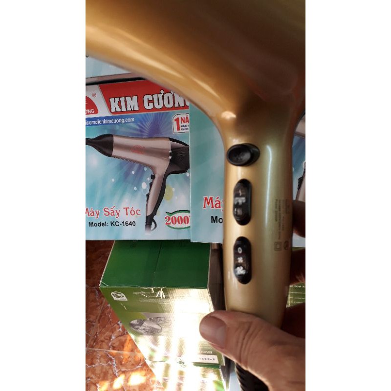 MÁY SẤY TÓC KIM CƯƠNG 2000W CHÍNH HẢNG