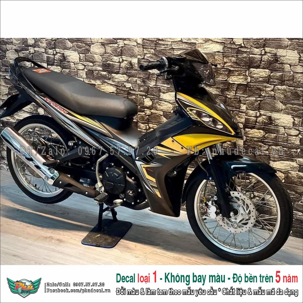 Tem rời Ex 2006-2010 đen vàng Spark (2)