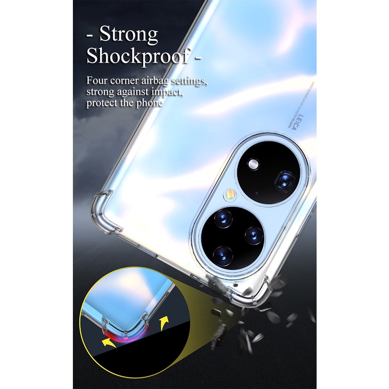 Ốp Điện Thoại TPU Silicone Mềm Trong Suốt Chất Lượng Cao Cho Huawei Nova 9 SE P50 P40 P30 P20 Mate 30 20 Pro Lite