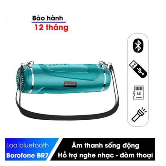 VCN 🌟xịn 🌟Loa Bluetooth Boronfone BR7 Nghe Nhạc Mini ko Dây THỜI THƯỢNG BẢO HÀNH xịn 2 GW