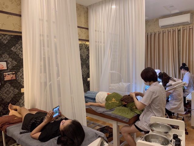 Rèm voan trơn đã có sóng rèm