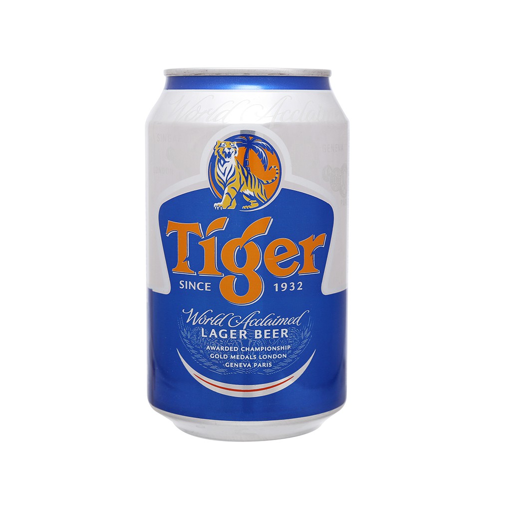 Bia Tiger lon 330ml (lẻ)