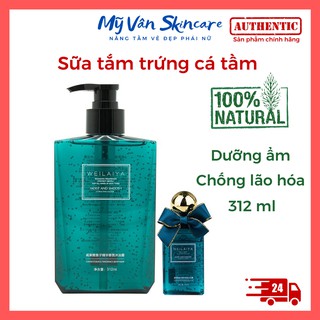 Sữa tắm trứng cá tầm dưỡng ẩm hương nước hoa Weilaiya  312ml -  MY VANS BEAUTY
