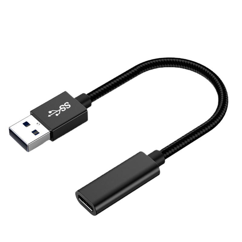 Cáp Sạc zzz 15cm Hai Trong Một Cổng Type C Sang Cổng USB 3.0 Cho Điện Thoại Và Máy Tính