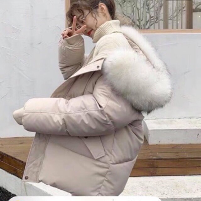 Áo phao nữ cổ lông hottrend ( sẵn sl ) | BigBuy360 - bigbuy360.vn