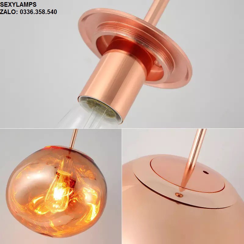 ĐÈN THẢ THỦY TINH TONE (TẶNG KÈM BÓNG LED)