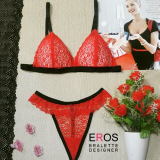 Áo lót bralette ren nhập