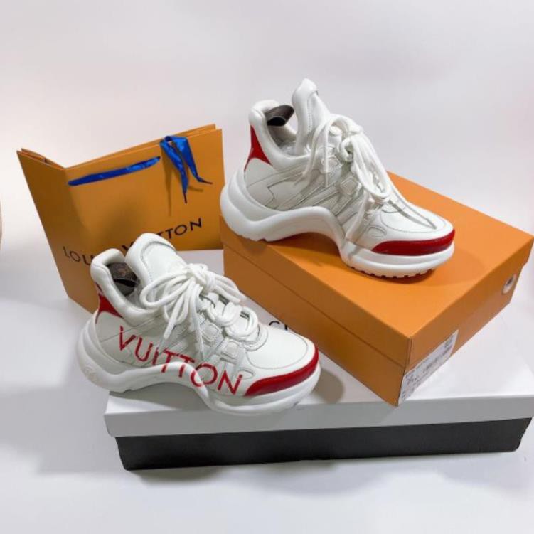 H(ẢNH THẬT) Giày Thể Thao Nữ Đế 5p Dây Buộc DaMềm Êm Fullbox Bill Túi Cao Cấp