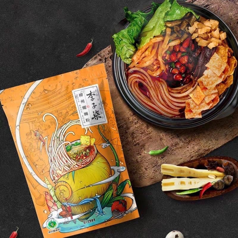 1 Thùng 25 Gói Bún Ốc Liễu Châu Lý Tử Thất Gói 335gr