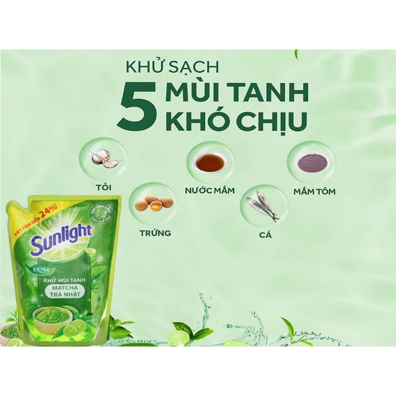Nước Rửa Chén SUNLIGHT Túi 750g / 2.6kg / 3.5kg