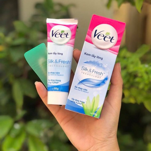 Kem tẩy lông Veet chính hãng, an toàn sạch sẽ tuýp 50gr