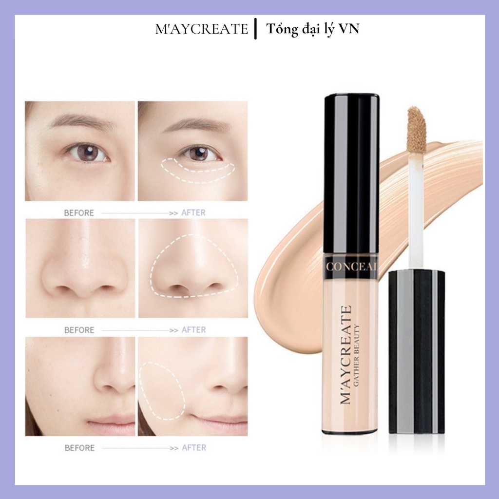 Bút kem che khuyết điểm Maycreate Kem Che Khuyết Điểm Che Mụn Quầng Thâm MCKD1