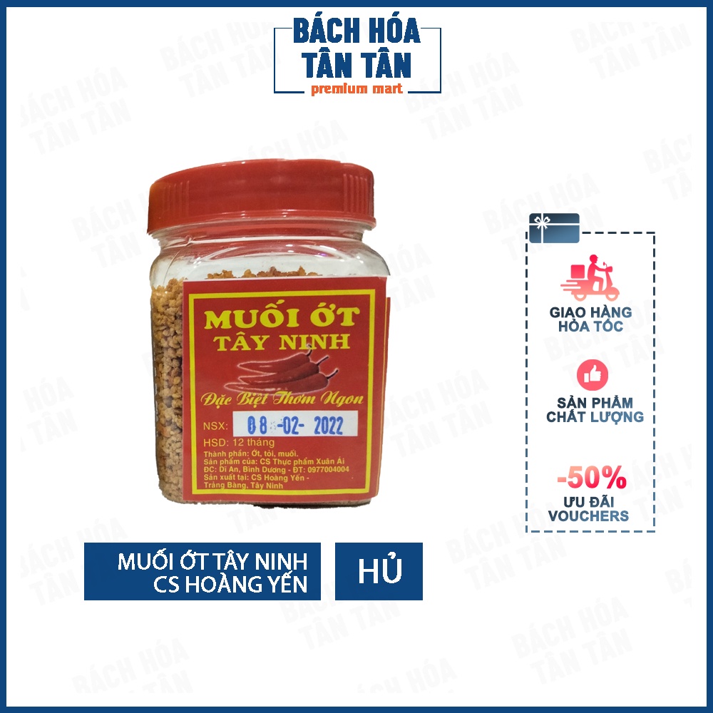 Muối tôm, muối ớt đặc sản Tây Ninh, 1 hủ