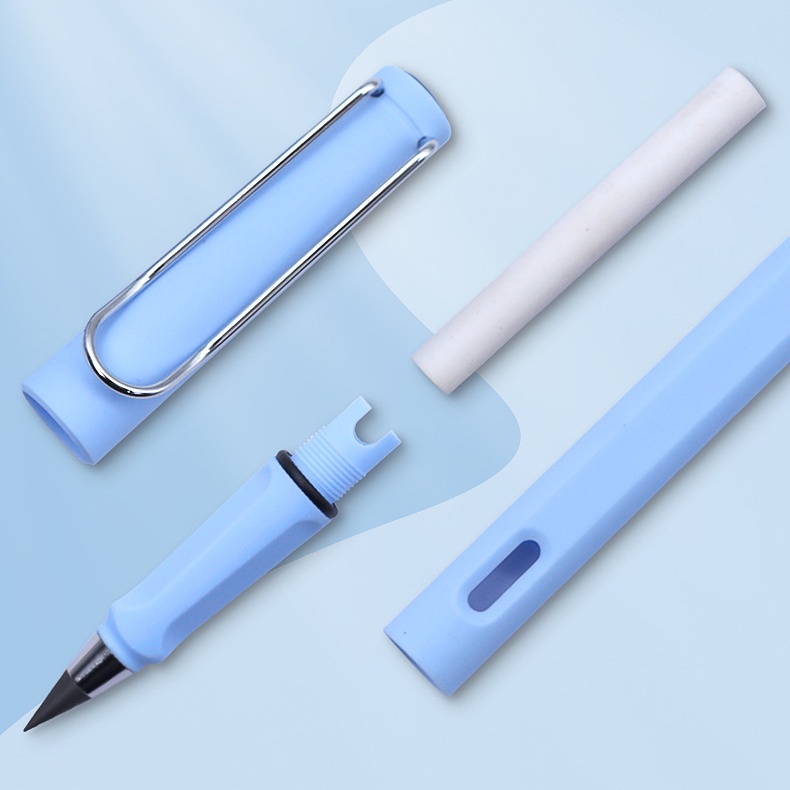 Bút chì không cần chuốt Bút chì vĩnh cửu siêu bền siêu đẹp kèm tẩy bút chì không cần gọt Creamy màu pastel