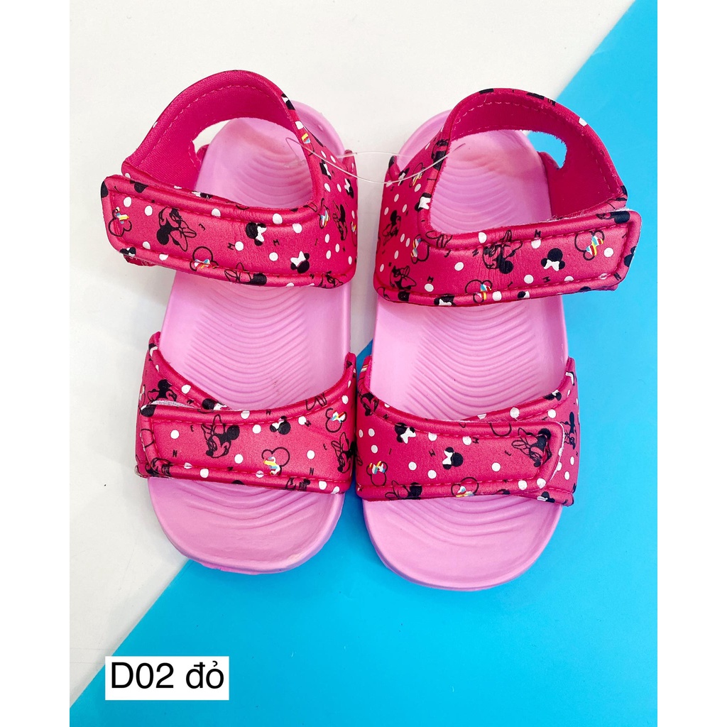 Sandal/ dép quai hậu bé gái hình chuột Minnie cực xinh size 24-29 xuân hè 2022