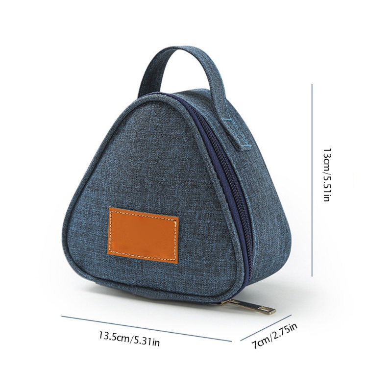 Túi Đựng Cơm Trưa Hình Tam Giác Nhỏ Gọn Tiện Dụng Cho Người Lớn Và Trẻ Em