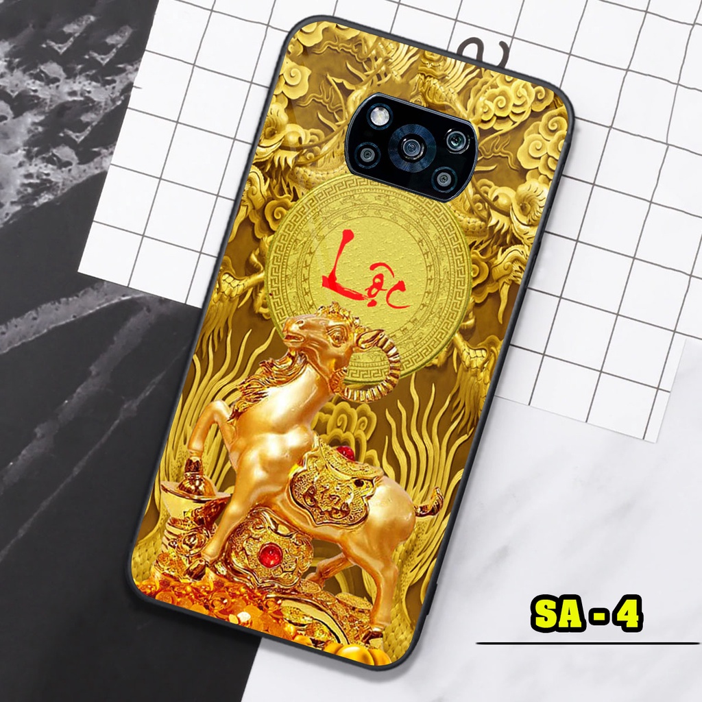 Ốp lưng kính in 3D dành cho điện thoại Xiaomi Poco X3 NFC - Poco X3 Pro - Poco M3/Redmi 9T hình 12 con giáp tài lộc
