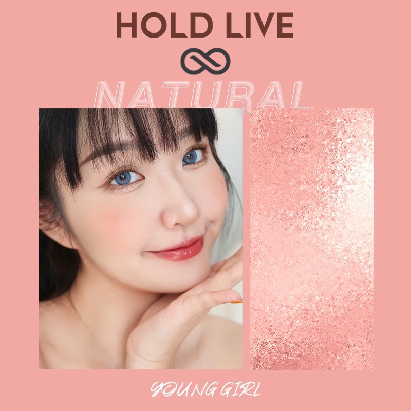 [Có sẵn] Phấn má hồng nội địa trung Hold Live 3 ô Secret Garden Blush HL461 trang điểm tự nhiên [Hàng Auth - Chọn màu]