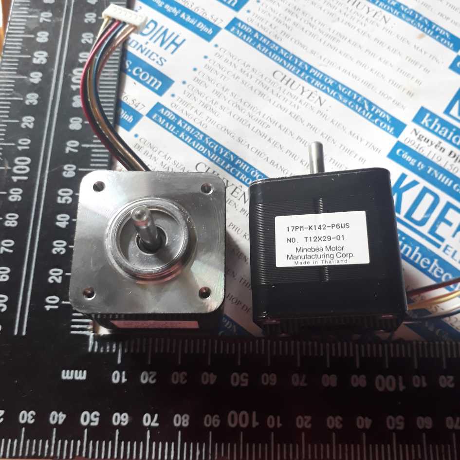 động cơ bước 42mm 12-24V 1A, 1.8độ trục 5*18mm kde2622