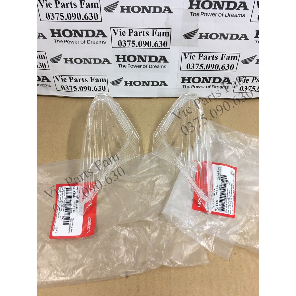 Cặp nắp chụp xi nhan sau Vision đời đầu 2011-2012-2013 , hàng din Honda mới 100%