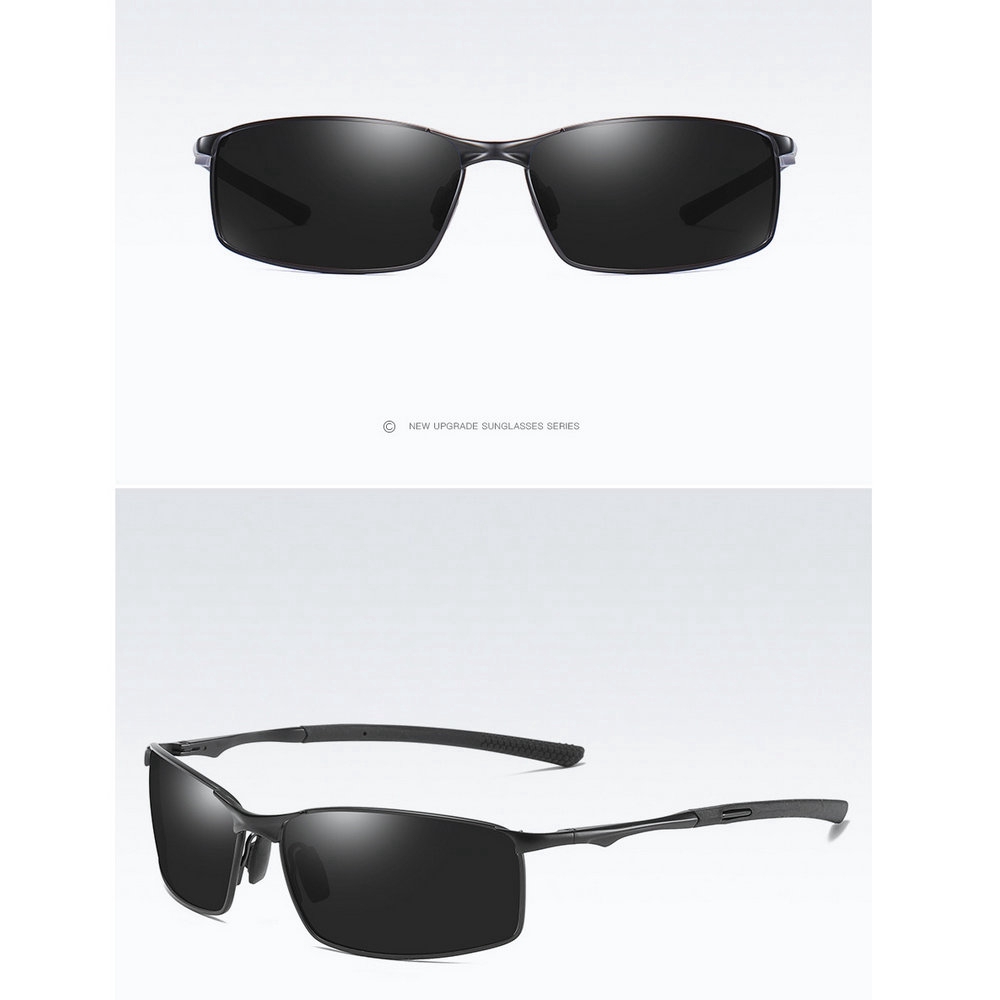 Kính mát HD làm từ nhôm kiểu dáng thời trang cho nam