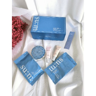 Phấn nước SU:M 37 Water Full CC Cushion Perfect Finish và 1 lõi cho da dầu 2 bông 23g