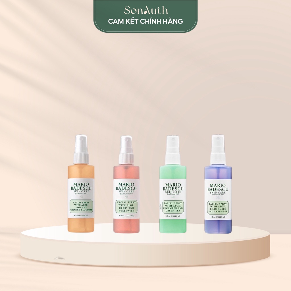 Xịt dưỡng Mario Badescu Facial Spray