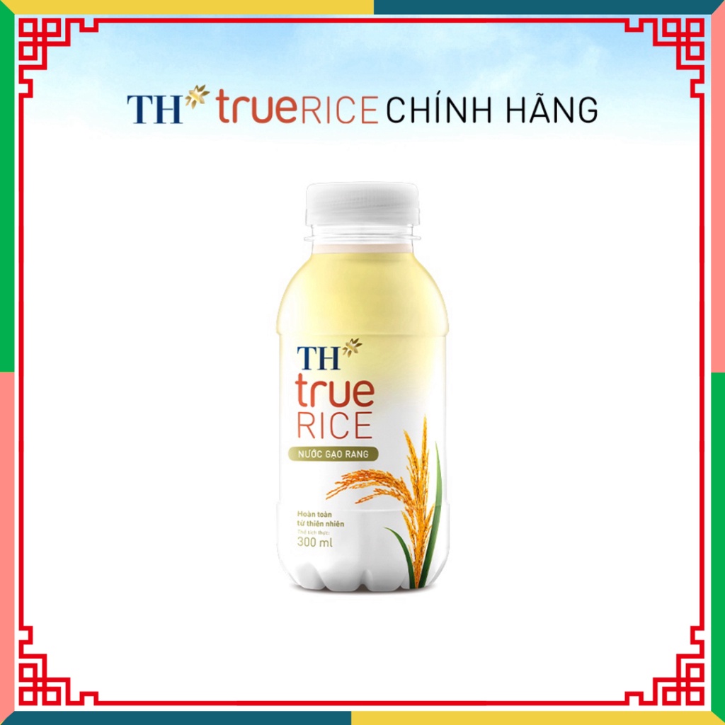 1 chai nước khoáng gạo rang TH True Rice 300ml (300ml x 24) ( Đại lý Ngọc Toản)