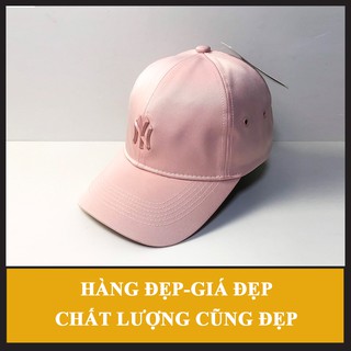 Mũ Lưỡi Trai NY Màu Hồng Xịn Form Vải Đều Đẹp