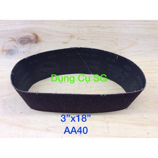 Nhám vòng 3x18 độ hạt từ AA-60 đến AA-320  AX35 Dê cứng(made in Korea)