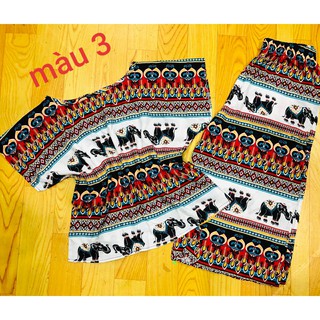 Bộ mặc lửng ống rộng lanh Thái