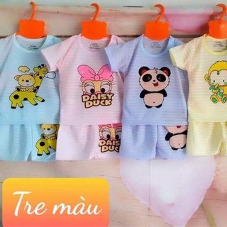 Bộ cotton sợi tre cho bé trai/ bé gái
