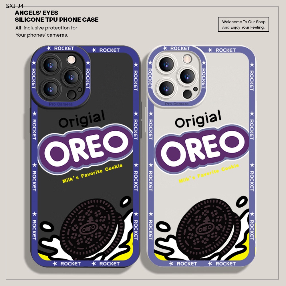 Samsung Galaxy J4 J5 J6 J7 J8 Core Pro Plus Prime 2018 2017 2015 J4 + J6 + Cho Ốp lưng điện thoại In Hình Cartoon Cookies