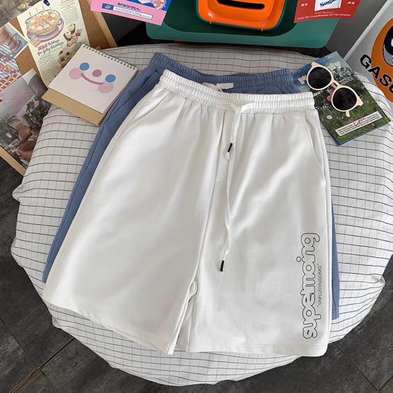 Quần Đùi Unisex ⚡𝐅𝐫𝐞𝐞𝐒𝐡𝐢𝐩⚡ Quần Đùi Nam Nữ Có Dây Rút - Chất Liệu Cotton Mềm Mịn