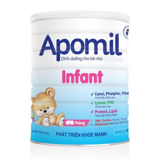 Sữa apomil infant 900g