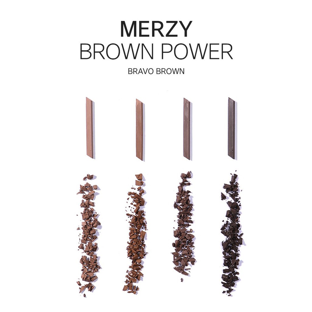 [Mã COSDEP2 giảm 8% đơn 250K] Chì kẻ mày ngang Merzy The First Brow Pencil 0.3g