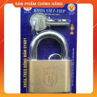 Ổ khóa treo đồng bấm Việt tiệp 01601