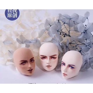 Khuốn silicone trong dẻo nặn tượng đất sét khuôn mặt người