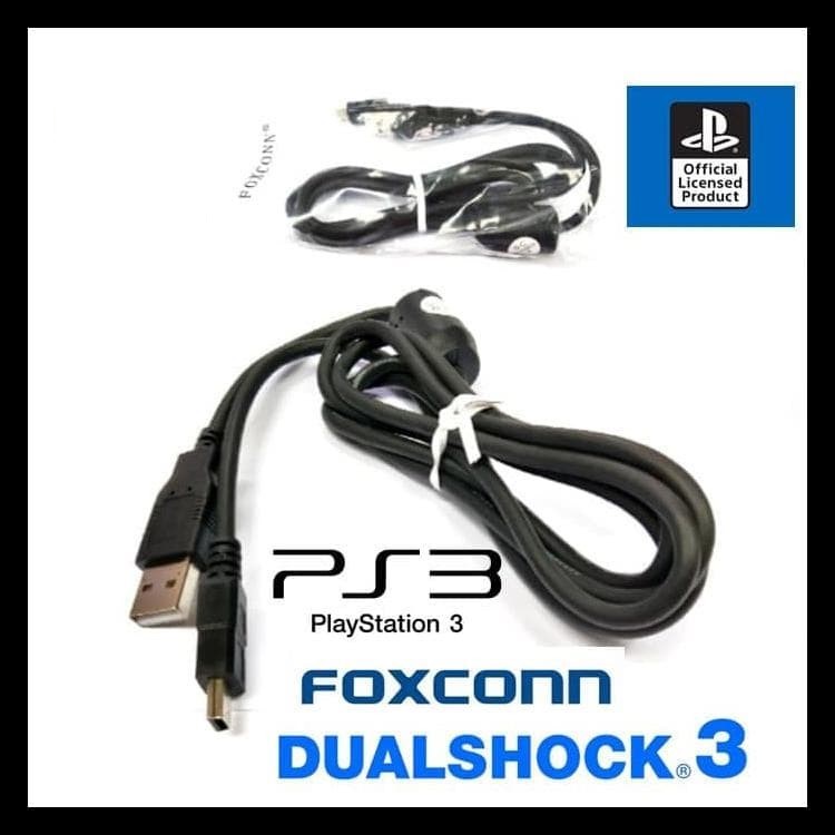 Dây Sạc Tay Cầm PS3  Mini USB - Cáp kết nối máy ảnh Canon, Nikon...