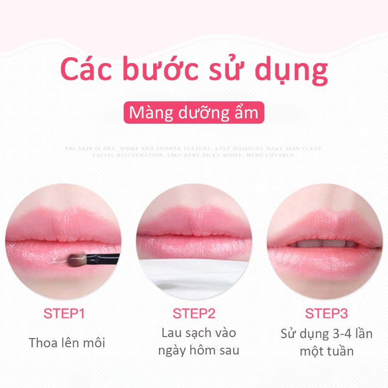 [HCM] Run Sleep Lip Mask Tẩy tế bào chết dưỡng ẩm Lip Balm Chăm sóc môi Lip -CM0001