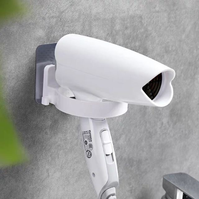 Giá - Kệ Dán Tường Để Máy Sấy Tóc, Giá Treo Máy Sấy Tóc Dán Tường, Gọn Gàng, Tiện Dụng, Không Khoan Đục. Kingler 4021