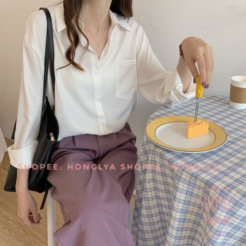 Áo sơ mi chất đũi lụa nhiều màu siêu đẹp