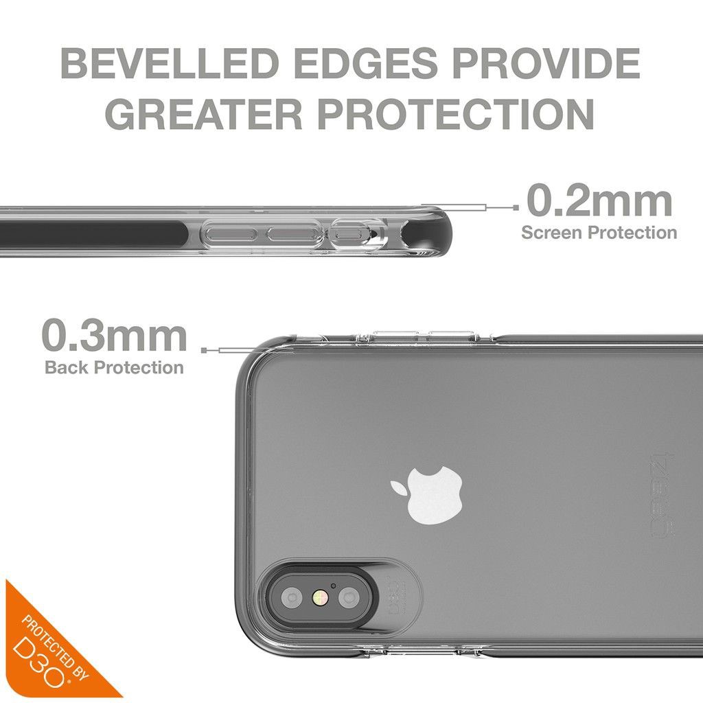 Ốp lưng Gear4 Piccadilly chống sốc lên đến 4m - Công nghệ độc quyền D3O - Mỏng nhẹ thời trang dành cho iPhone