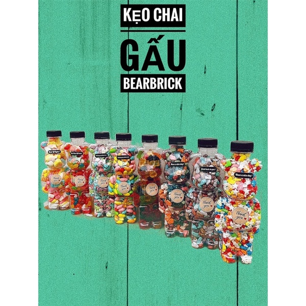 CHAI GẤU BEARBRICK KẸO CÁC LOẠI