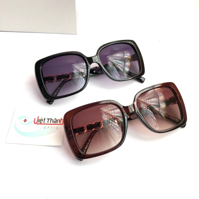 Kính chống UV nữ xích có hộp kính nữ vuông | BigBuy360 - bigbuy360.vn