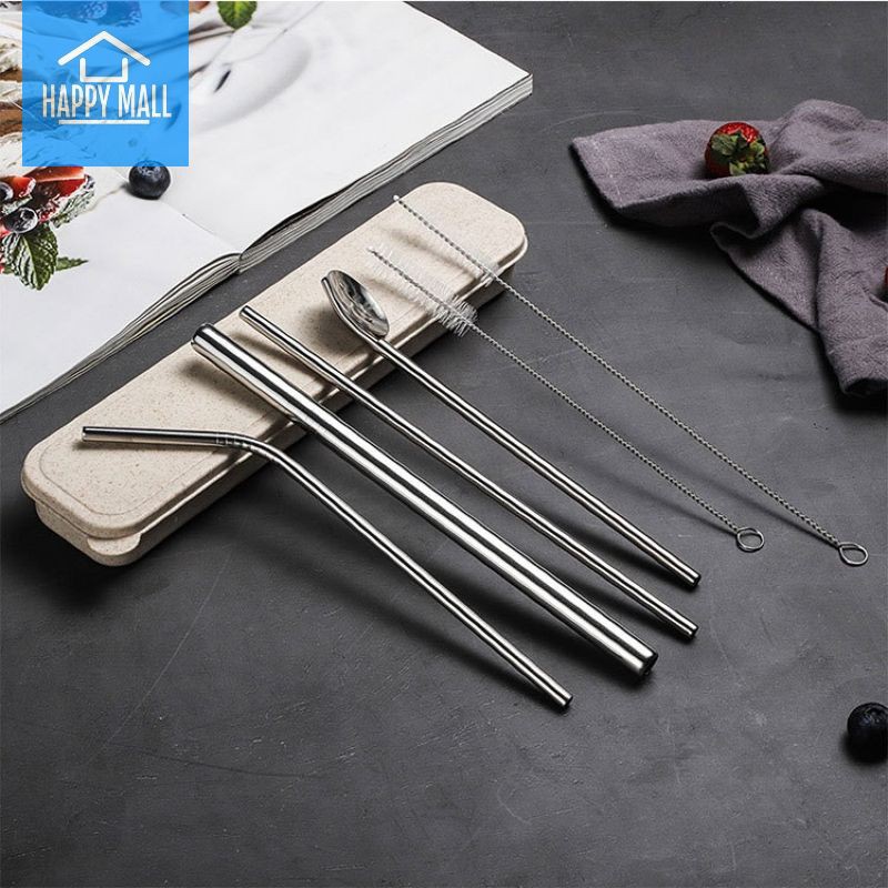 Bộ ống hút Inox 7 món thân thiện môi trường P3H002194